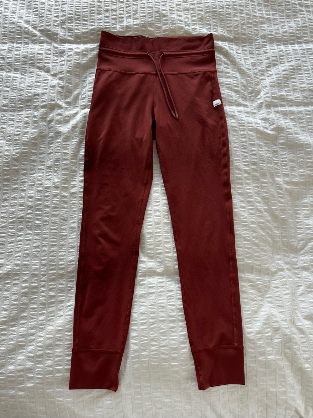 Vuori Daily Form Drawstring Leggings, Terracotta / Rust